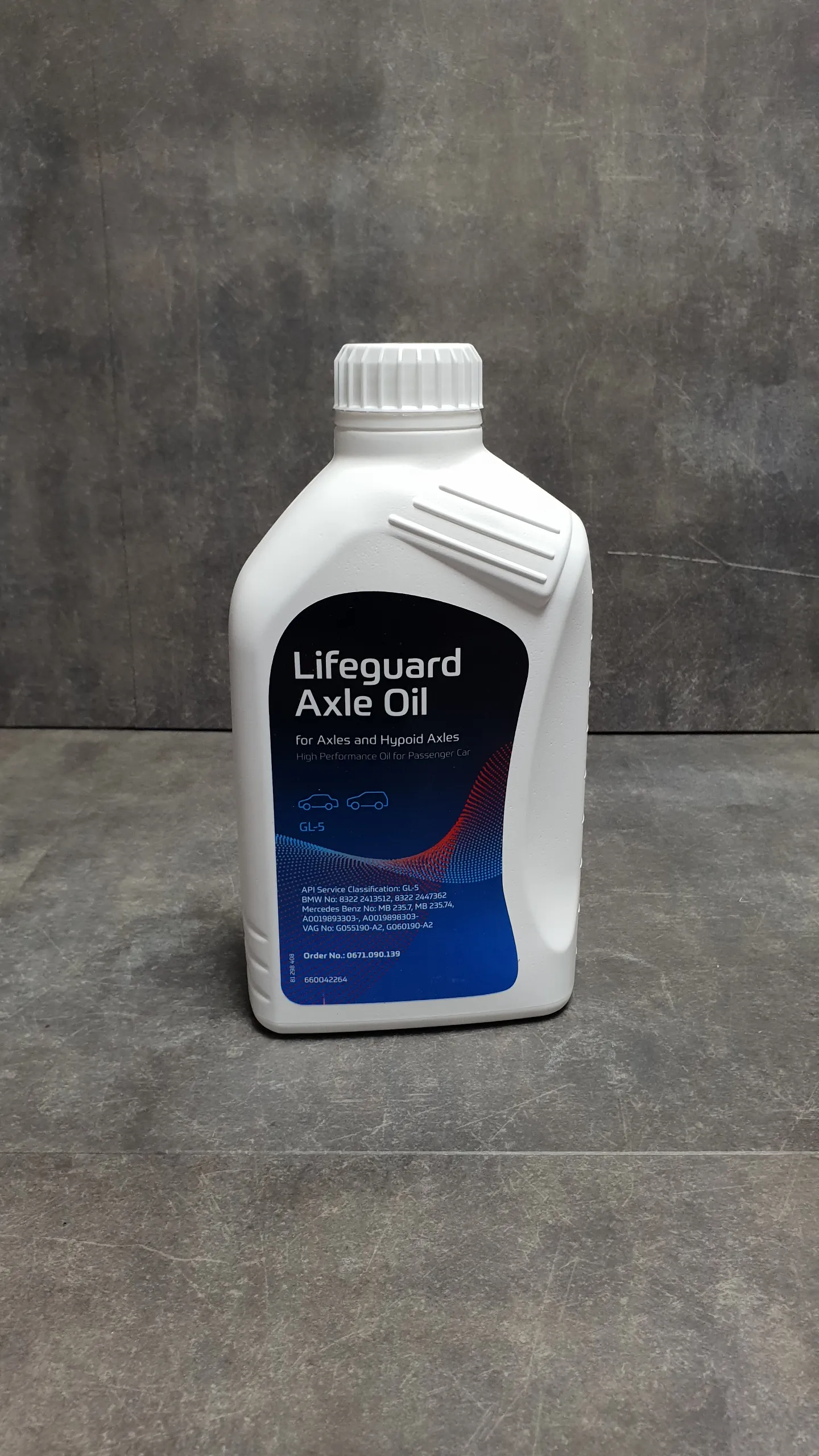 Масло трансмиссионное HYPOID AXLE OIL G3,G4,G5 масло трансмиссионное 1L (75W-90)