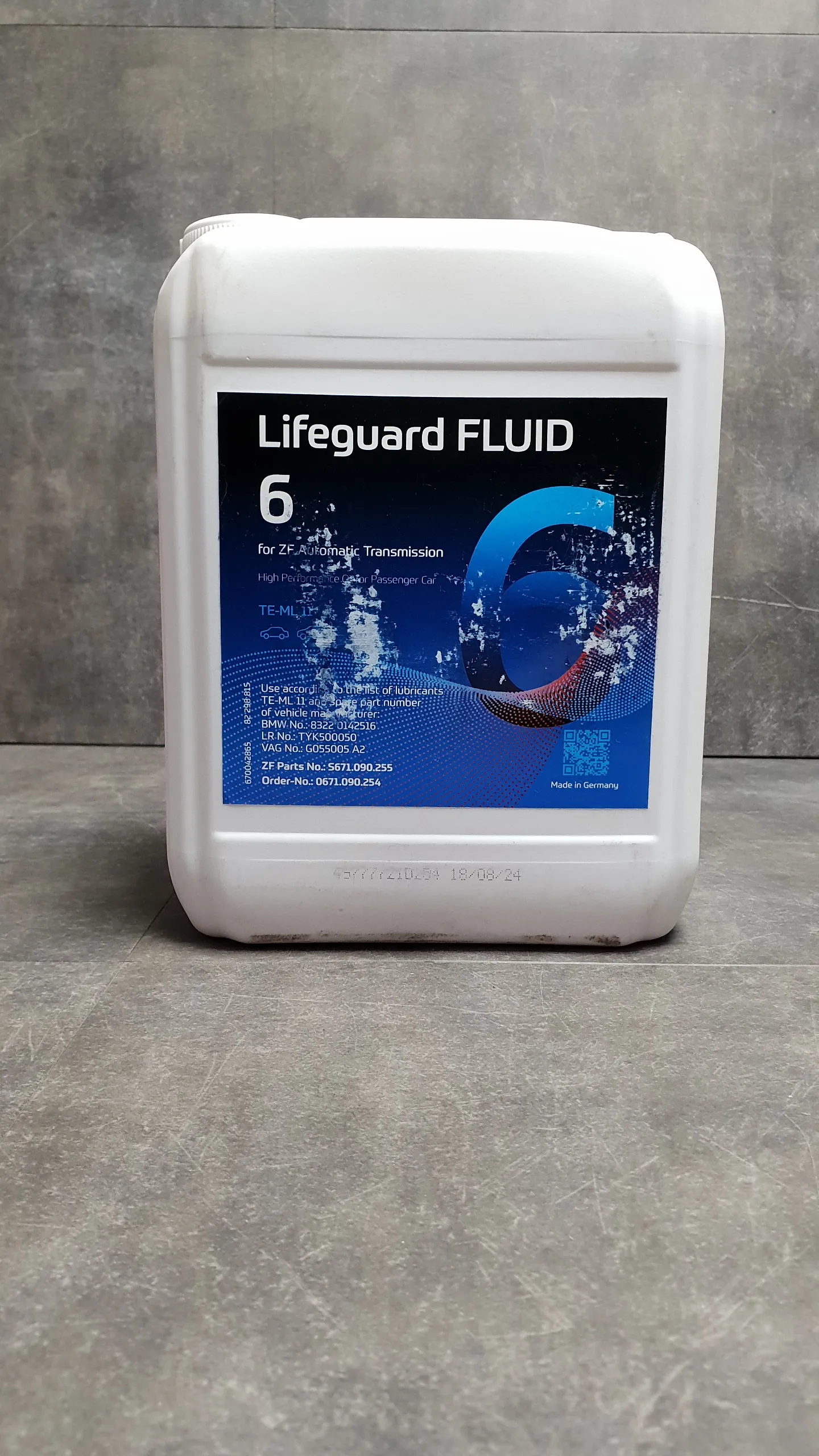 Масло трансмиссионное ATF 6HP Fluid ZF [GA6HP19Z/GA6HP26Z/GA6HP32Z] - 5л