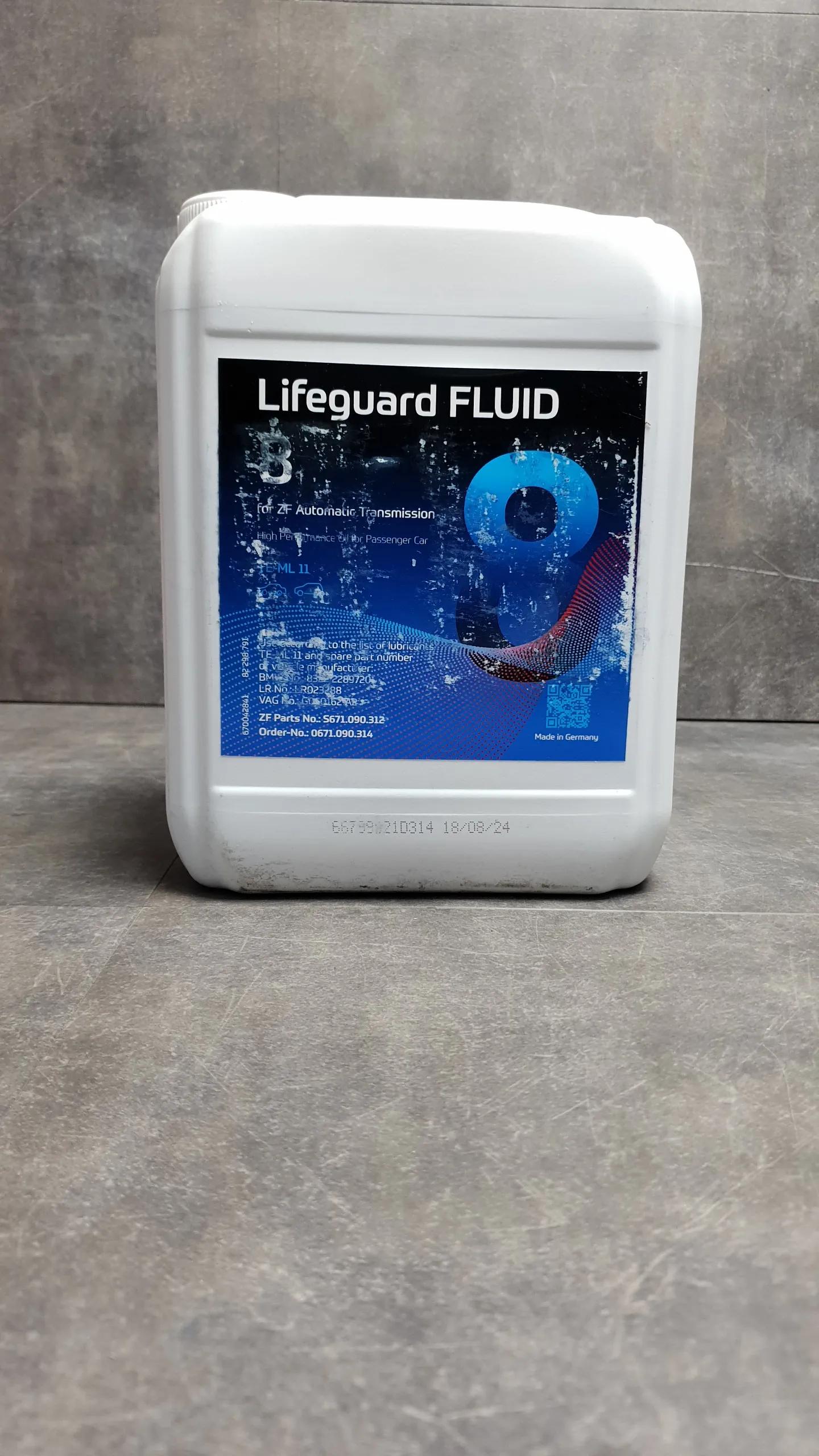 Масло трансмиссионное ATF 8HP Fluid ZF [8HP45,8HP55,8HP70,8HP90] - 5л