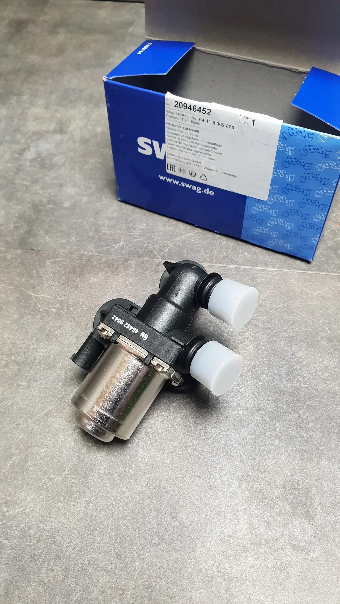 Клапан печки E46,E39 (без кондиционера), E83