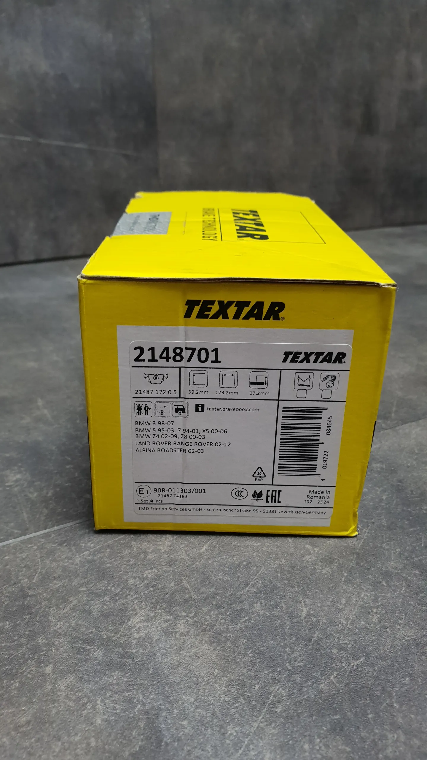 Колодки тормозные зад  E46(330),E38,X3,X5 (E53)