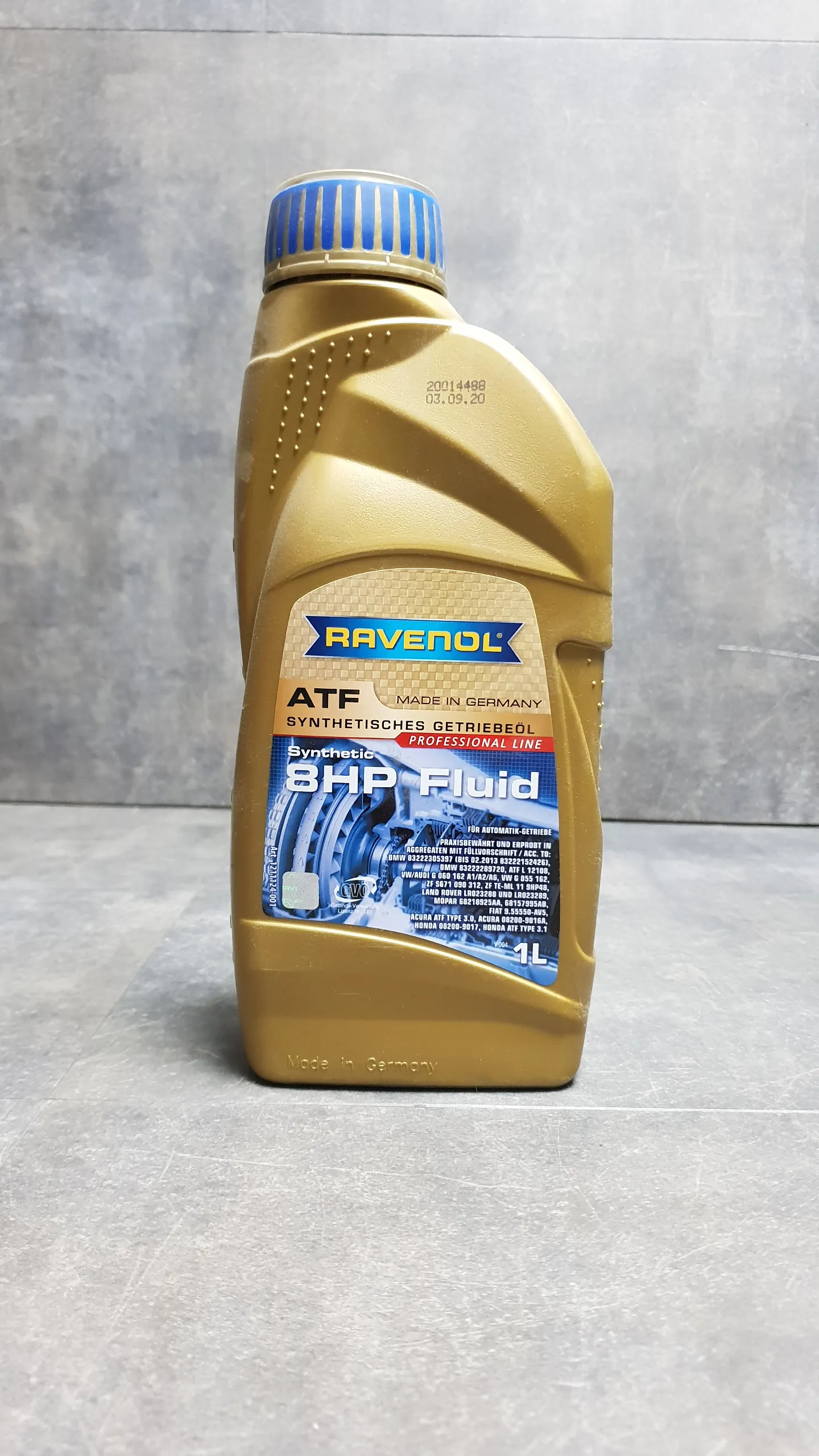 Масло трансмиссионное ATF 8HP Fluid ZF [8HP45,8HP55,8HP70,8HP90] - 1л