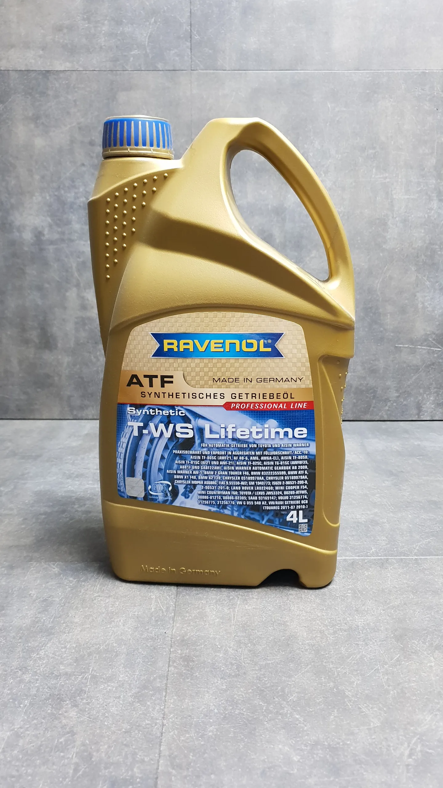 Масло трансмиссионное Ravenol "ATF T-WS Lifetime",4л